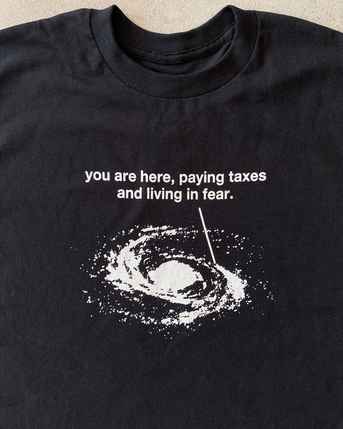 paying taxes and living in fear.