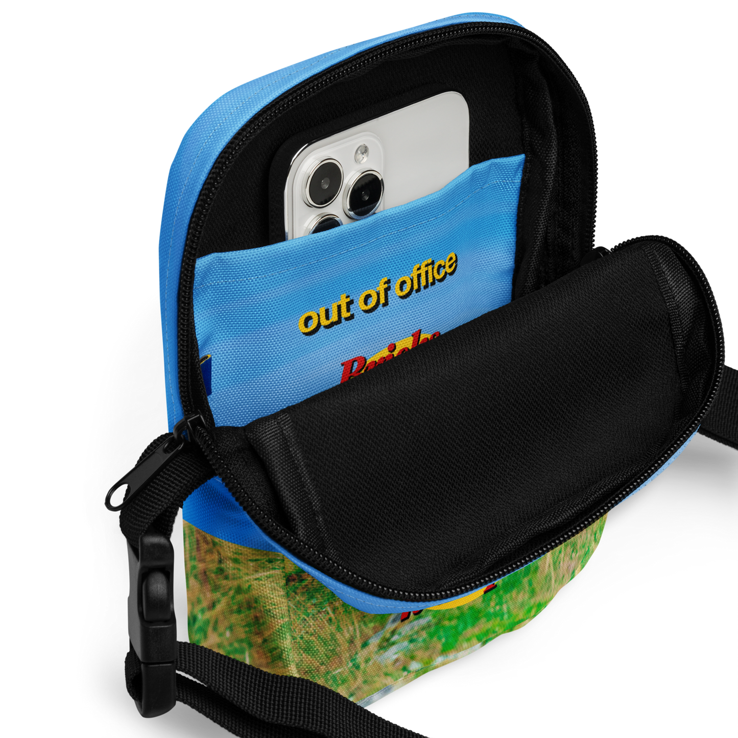 "responsibilities" crossbody bag