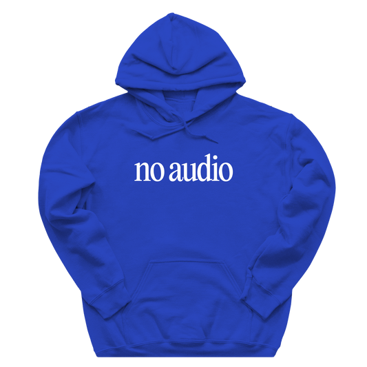 no audio hoodie