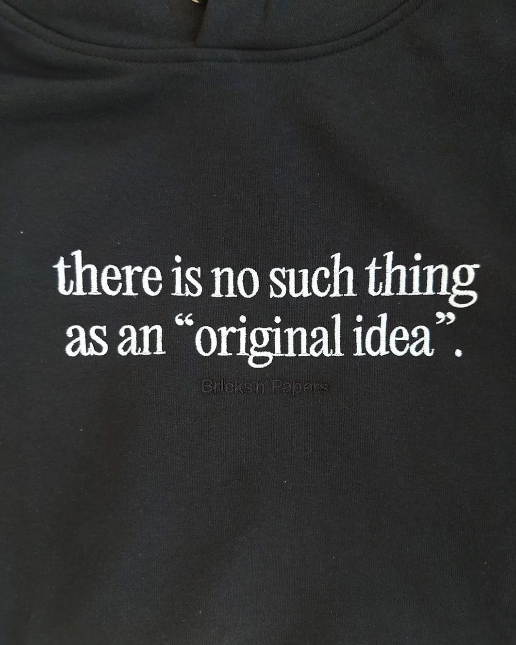 "original idea" hoodie