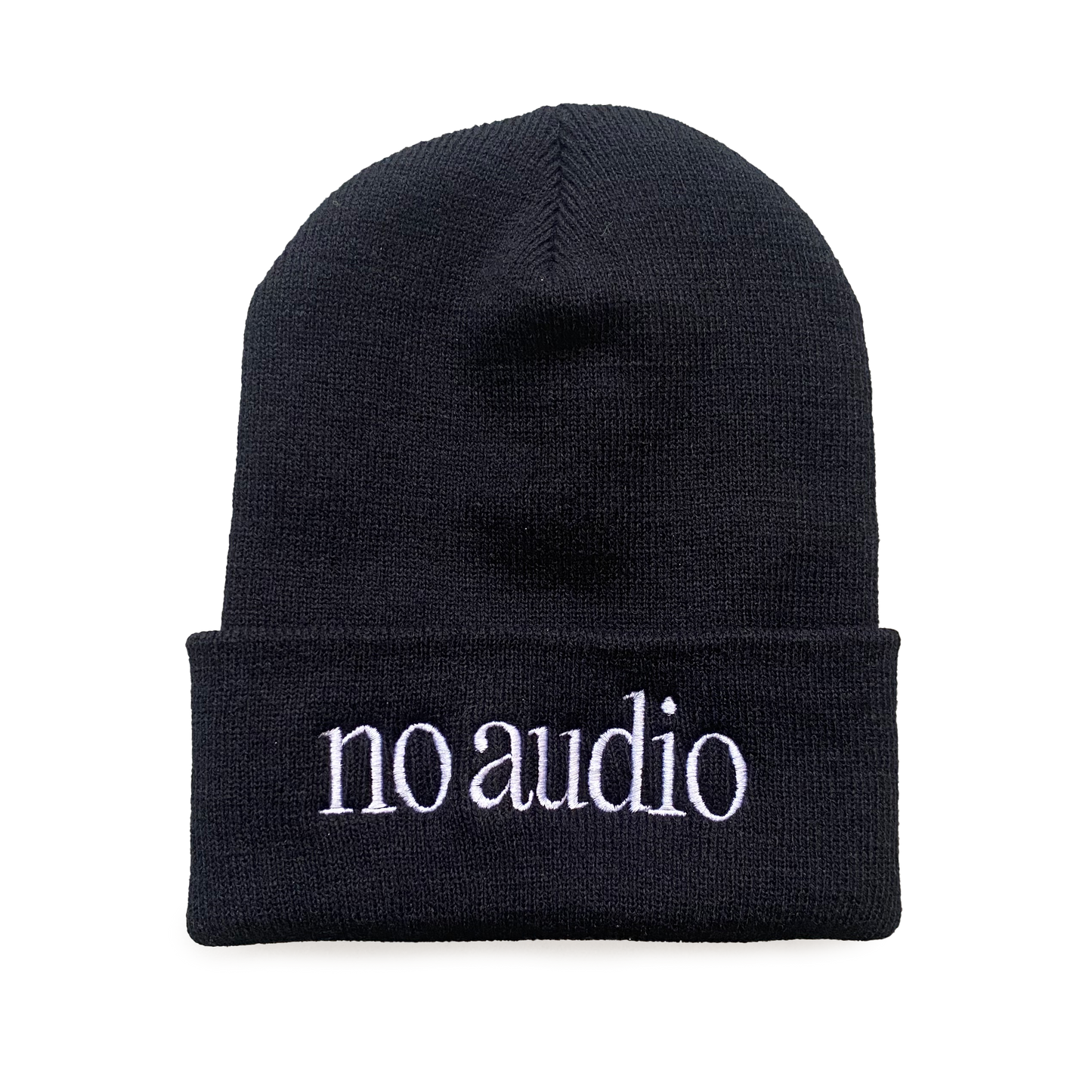 no audio beanie